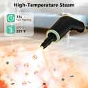 Steam Cleaner, Portable Steamer for Cleaning with 16pcs Accessories, 6-Level Adjustable and 15s Heat-Up, Handheld Steam Cleaner for Home, Tile, Dirt, Grout, Grease, Car Detailing