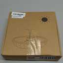 Solar Fountain Matte Panel with 4000 mAH Battery, 4W Bird Bath Fountains Solar Power with 8 Nozzles, Floating Solar Fountain Pump for Bird Bath, Garden, Pond, Outdoor (Color Change)