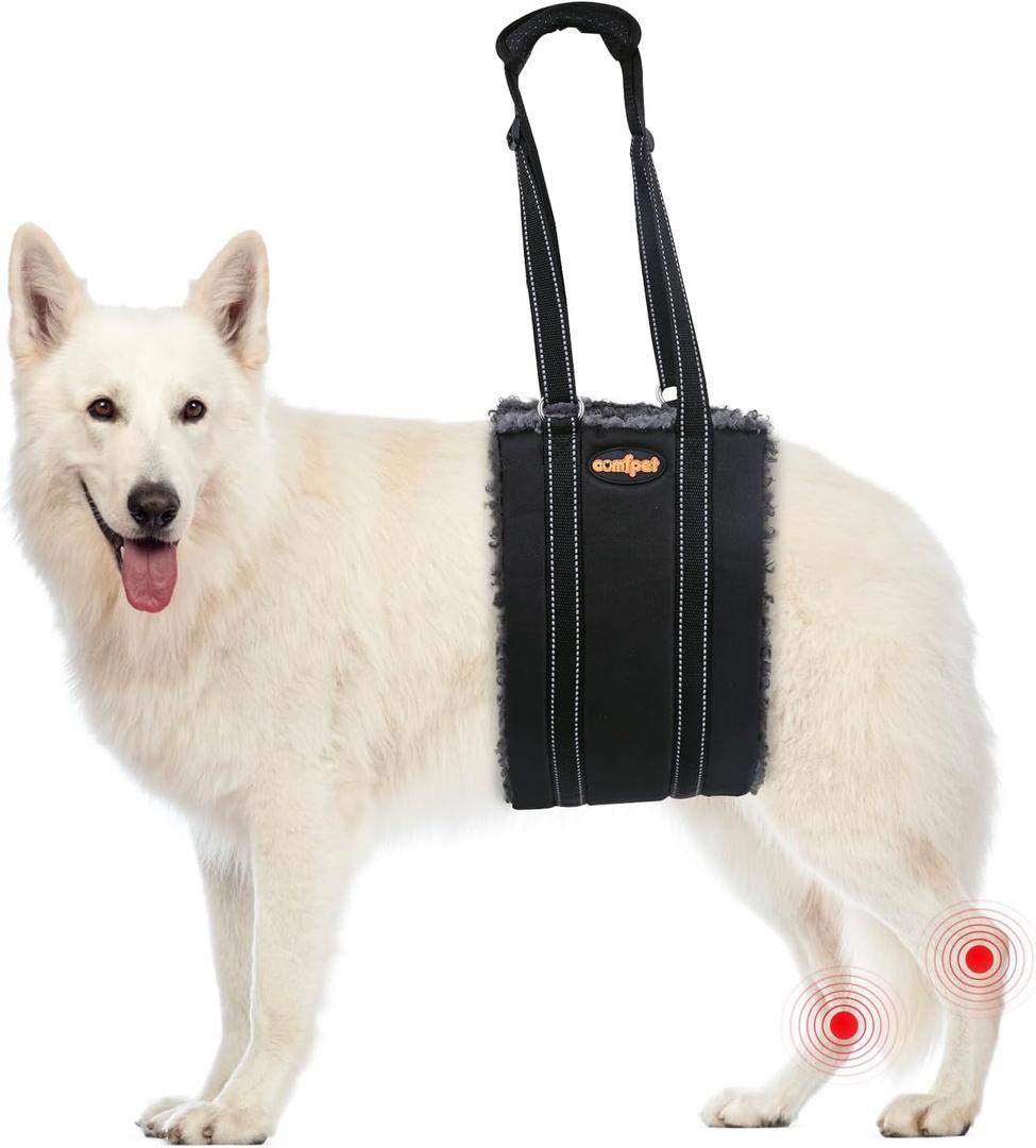 Portable Dog Lift Harness, Thickened Lambswool Dog Lift Harness