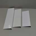 White Floating Wall Shelves for Bedroom, Modern Bathroom Shelves Wall Mounted No Drilling Set of 3, Metal Small Decor Floating Shelf for Living Room Office