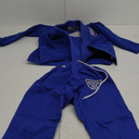 Sports IBJJF Ultra Light BJJ Brazilian Jiu Jitsu Gi for Kids with Preshrunk Fabric (K1, Blue)