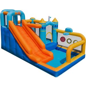 Sibefiy Bounce House, 8-in-1 Gameplay Mode Inflatable Bounce House for Kids