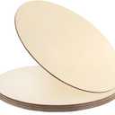 5Pcs 14 Inch Wood Circles for Crafts, Unfinished Blank Wooden Rounds Slice Wooden Cutouts for DIY Crafts, Door Hanger, Sign, Wood Buring, Painting, Christmas Dcor (14 Inches-Without Pre-Drilled Holes)