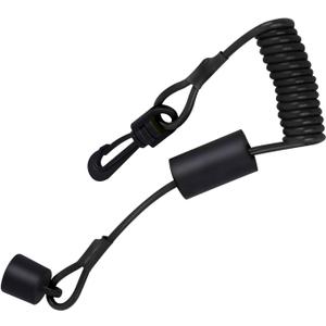 SeDeplacer 515-177-057 Ignition Key Cap & floating clip on style lanyard Compatible with Seadoo with DESS, Fits For 1999-2014 GTI GTX RXT RXP XP CHALLENGER (2014 and prior) (Black)