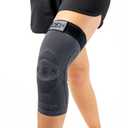 OrthoSleeve Stabilizing Compression Knee Brace KS8 with Patella Stabilizer Ring, Stability Splints and Adjustable Top for Knee Pain, Arthritic Knees, Post-Surgery and Swelling (X-Large)
