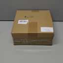 Flutesan 2 Pcs Lighted Mercury Glass Christmas Cottage Houses for Tabletop LED Golden Glittered Church and Christmas Village Figurines Decorative Tabletop Xmas Party Winter Mantel Shelf Home