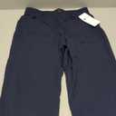 TSLA Women's Yoga & Dress Pants, Office Business Casual Work Slacks, Stretch Straight Leg/Bootcut Pants with 4 Pockets (Slacks Petite Navy) S 