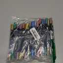 28 Metallic Colors Acrylic Paint Markers, Dual Tip Acrylic Paint Pens for Rock Painting, Black Paper, Wood, Canvas, Stone, Glass, Ceramic, DIY Crafts Making Art Supplies (Brush Tip and Round Tip)