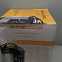 MegaChef 12 Quart Digital Pressure Cooker with 15 Preset Options and Glass Lid, Silver