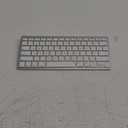 OMOTON Bluetooth Keyboard Compatible with Mac, Compact Wireless Keyboard Compatible with MacBook Pro/Air, iMac, Mac mini/Pro Laptop and PC (Silver)