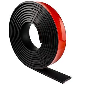 Neoprene Rubber Strips Self Adhesive Solid Rubber Sheets, Rolls & Strips for DIY Gaskets Crafts Pads Seals Warehouse Flooring Neoprene Sheet with Adhesive Backing (2 pack 23 inch and 16 inch )