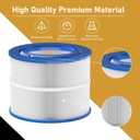 PBF40M Spa Hot Tub Filter Replacement Compatible with Pleatco PBF40M, Bullfrog Spas, Wellspring 30 Coreless 10-00282. 2 Pack (white)