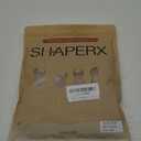 SHAPERX Women's Shaping Mid-Thigh Bodysuit Tummy Control Shapewear Seamless Sculpting Body Shaper (Small-Medium, Sienna)