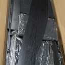 Changing Table Dresser with Drawers, Baby Dresser with Changing Table Top, Power Outlet, LED Light & Metal Feet, Diaper Changing Station Nursery Organizer for Infants Newborn, Black