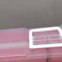 We R Craft & Photo Translucent Plastic Storage-15"X12"X5", W/16 Mini Cases