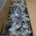 6 ft. Pre-Lit LED Flocked Snow Hinged Pine Artificial Christmas Tree with 250 White Lights