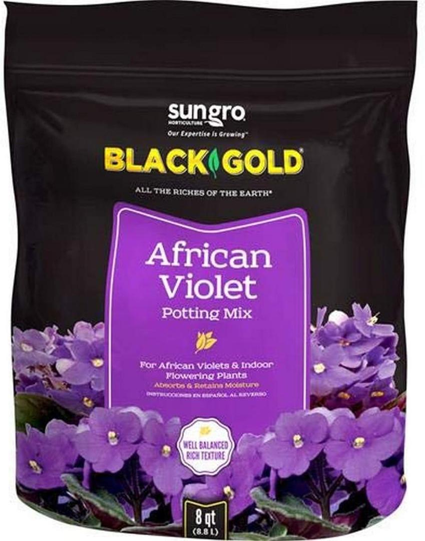 Sun Gro Horticulture Black Gold African Violet Mix (18.5 Pound (Pack of 1), No Color)