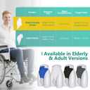 Wearable Urine Collector for Men with Adjustable Pants, Soft Silicone Urine Cup, Long Tube, 1000ml and 2000ml Urine Bags, External Catheter for Men, Elderly Men Grey