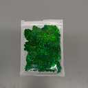 Thousands Pcs Green Confetti Glitter St. Patrick's Day Lucky Clover Shamrock Cutouts Glitter Irish Table Scatters for St. Patrick's Decorations (Shining Green)