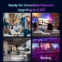 9 Port 2.5Gb Unmanaged Ethernet Switch with 8* 2.5G Base-T Ports, 1*10G SFP Ports, AUMOX PRO 60Gbps Switching Capacity Compatible with 100/1000/2500Mbps Plug and Play