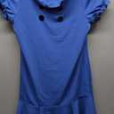 Remimi Girls Halloween Blue Dress Short Sleeve Pink Dresses, XL