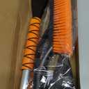 EcoNour 27" Car Snow Brush and Ice Scrapers for Car Windshield (Orange  2 Pack) | Scratch Free Bristle Head Snow Brush & Tough Window Snow Scraper with Aluminium Body