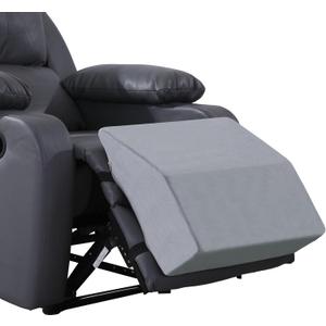 HOMBYS Extra Large Recliner Leg Pillow Support, 5 inch Thick Foam Foot Rest Cushion for Couch, Ergonomic and Multifunctional Leg Elevation Pad for Sofa, Chair, Bed (Grey)
