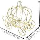 Pumpkin Carriage Candy Box, 5Pcs Halloween Pumpkin Candy Holder Princess Carriage Centerpiece Tabletop Decoration for Halloween Thanksgiving Wedding Party