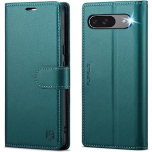 Wallet Case for Google Pixel 10 5G/Pixel 10 Pro, RFID Blocking Credit Card Holder, PU Leather Folio Flip Kickstand Protective Shockproof Cover (Green)