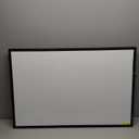 VIZ-PRO Magnetic Whiteboard Easel Black, 36 x 24 Inches, Portable Dry Erase Board Height Adjustable for School Office and Home