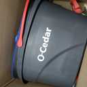 O-Cedar RinseClean Spin Mop & Bucket System + 2 Extra Mop Heads | Clean with Water | Removes 99% of Bacteria