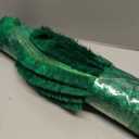 NEW 2 GREEN Metallic PLACEMATS 15" Round Holiday