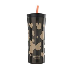 Contigo x Ally Love Shake & Go Tumbler, Autoclose Lid, Leak Proof, 20oz, Licorice