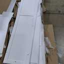 Ball & Cast Murphy Bed Queen Size Bed Frame with a Shelf,Wooden Space-Saving Wall Cabinet Beds,w/Slat Support,for Bedroom,Student Dorms,Guest Rooms,Studio,Office,White