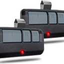 2 for Universal Chamberlain Craftsman LiftMaster Genie Wayne Dalton Stanley Linear Garage Door Opener Remote, Replaces 893LM 893Max 971LM, no Wait Wireless Keypad Keyless Entry, Safe Security