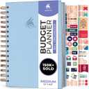 Clever Fox Budget Planner & Monthly Bill Organizer With Pockets. Expense Tracker, Budgeting Journal & Financial Book. Medium, 5.1x8.2" (Lavender)