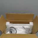 12" Ultra Quiet Bathroom Exhaust Fan with 6500K LED Light, 1.0 Sone 120 CFM, 10x10 Mount, 1500 LM Ceiling Ventilation Fan, Energy Efficient (3500K LED-W)