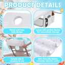 Frienda 1 Pcs 35.5"x74.8" Large Towel Cover for Tanning Chair with Face Hole Oversized Beach Pool Lounge Seat Cover Towel with Pocket Patio Furniture for Summer Pool Outdoor(Chair Not Included)