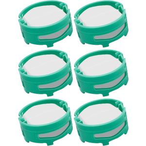 for Shark 1541FC3000 AZ3002 Stratos Upright Vacuum Replacement Cartridges AZ3000 HZ3000 HZ3002 ZD550, Pro Cordless IZ862H IZ562H Replacement Stick, 6 Pack,Teal