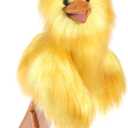 Folkmanis Funny Bird Hand Puppet, Yellow; Orange