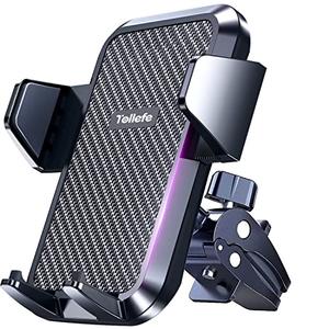 TOLLEFE Car Phone Holder, [Thick Cases Friendly] Car Phone Holder Mount, Hands-Free Phone Mount for Car Fit for iPhone for Samsung and Smartphone