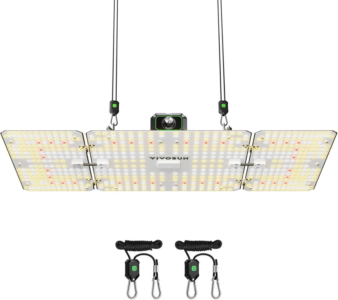 VIVOSUN LumaLight 200W LED Grow Light, Full Spectrum Plant Light, Smart Dimmable & High PPFD for Indoor Plants Seedling Vegetables Bloom, Fits 24/33 Grow Tents
