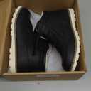 HOMEHOT Boys Fashion Boots High Top Sneakers Faux Leather (toddller/littile kids) (4 Big Kid, Black With Fur)