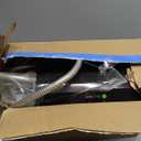 50FT Stainless Steel Metal Garden Hose - Kink-Proof & Tangle-Free, Includes 10-Pattern Spray Nozzle for Effortless Outdoor Watering and Cleaning