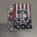 Pack of 3, Rico Industries NCAA Utah State Aggies Patriotic 5" x 7" Vinyl Die-Cut Decal - Car/Truck/Home Accessory