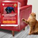 Panther Armor Cat Scratch Furniture Protector  Double Sided Anti Cats Scratching Sticky Tape  10 Sheets, 5-Pack XL 16" L 12" W + 5-Pack Large 17" L 10" W Furniture Protectors  Clear Training Tape