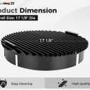 17 1/8" Porcelain Steel Cooking Grate Replacement Parts for Charbroil Bistro Pro Series Grill 25302145 25302146 25302161 25302150 Charbroil Grill Replacement Parts Cooking Grate