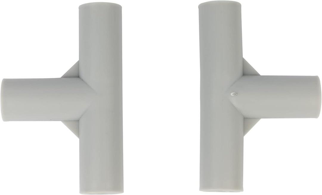 2pcs T-Shaped Joints, 0.75 Inch Inner Diameter Playpen Replacement Connectors Gray 2pcs T-Shaped Joints, 0.75 Inch Inner Diameter Playpen Replacement Connectors Gray
