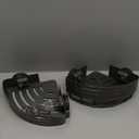 Voldra Corner Shower Caddy Suction Cup, 2 Pack Corner Shower Shelves No Drilling, Aluminum Upgrade Suction Cup Shower Organizer with Towel Bar & Hooks Removable Bathroom Storage Rack(Gray)