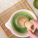 Matcha Whisk - 2-pack Bamboo matcha Whisk set, Handcrafted Traditional Japanese Chasen, 100-Prong Matcha Stirrer Wisk Mixer Brush for Authentic Matcha Tea Preparation